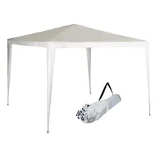 Tenda Feira Gazebo 3x3m Toldo Praia Branca Tenda Rafia Cor Branco Foto mini 1