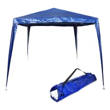 Tenda Gazebo Desmontável 2,4x2,4 Barraca Praia Azul C/ Bolsa Foto mini 1