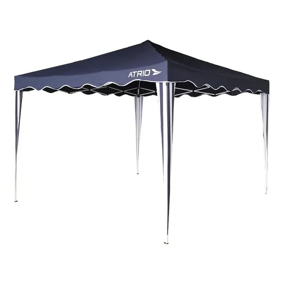 Tenda Gazebo Dobravel Multilaser Azul 3x3m Atrio Poliester Foto 1