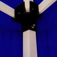 Tenda Gazebo Dobrável Sanfonada 3 X 3 M Azul Foto mini 2