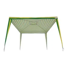 Tenda Gazebo Montável 3x3 Listrado Lazer Proteção Belfix Foto mini  3