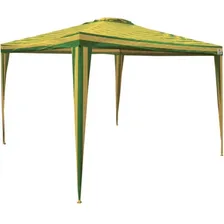 Tenda Gazebo Montável 3x3 Listrado Lazer Proteção Belfix Foto  mini 1