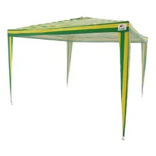 Tenda Gazebo Montável 3x3 Listrado Lazer Proteção Belfix Foto mini  2
