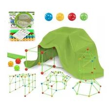 Tenda Infantil, Tenda De Cabana, Brinquedo De Construção De Cor Verde Foto mini 1