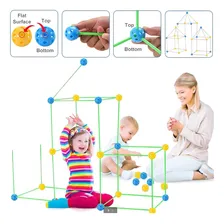Tenda Infantil, Tenda De Cabana, Brinquedo De Construção De Cor Verde Foto mini 2