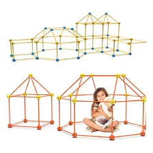 Tenda Infantil, Tenda De Cabana, Brinquedo De Construção De Cor Verde Foto mini 3