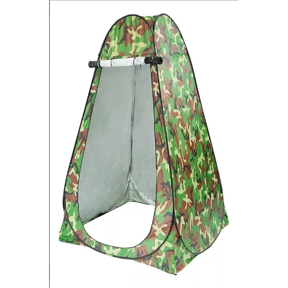 Tenda Pop Up Automatica Portatil Banheiro Camping Banheiro Portátil Barraca Trocador Provador Pop-up Snel Camping Foto 1
