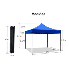 Tenda Sanfonada Estrutura Metal 3x3 Metros Cor Branco Foto mini 4