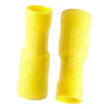 Terminal Bullet Fêmea Isolado - Fio 4- 6,0mm - 30 Pçs Cor Amarelo Foto mini 1