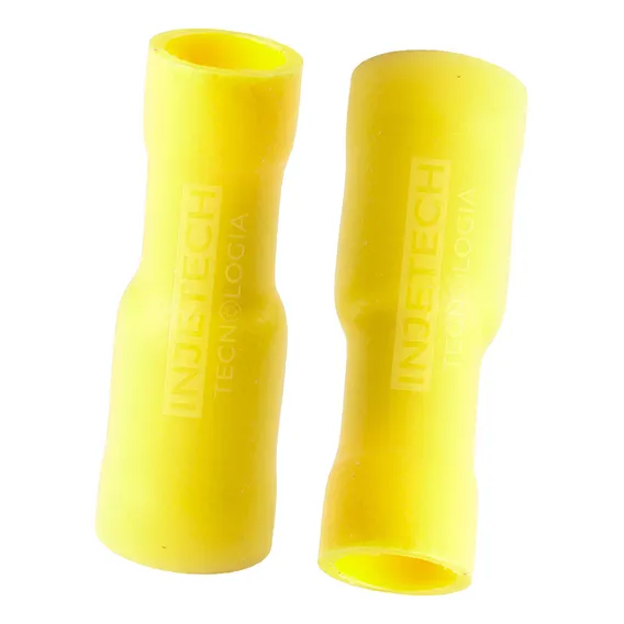 Terminal Bullet Fêmea Isolado - Fio 4- 6,0mm - 30 Pçs Cor Amarelo Foto 1