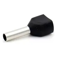 Terminal Duplo Ilhós 1,5mm - (100 Peças) Preto - Crimper Foto mini 4