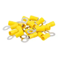 Terminal Olhal Amarelo Cabo 6mm² Furo M5 - 100 Peças Foto mini 2