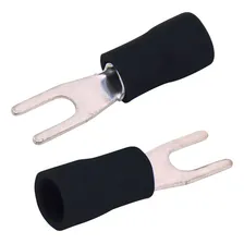 Terminal Pre-isol Garfo Sv 3,5-4 Preto 14-12 - Kit C/100 Uni Foto mini 1