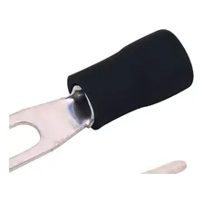 Terminal Pre-isol Garfo Sv 3,5-4 Preto 14-12 - Kit C/100 Uni Foto mini 3