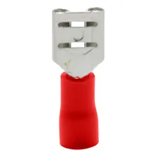 Terminal Pre Isolado Femea X 6,3mm Vermelho Foto mini 1
