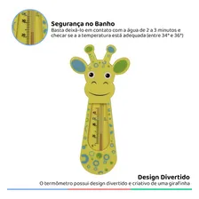 Termômetro Banheira Bebe Banho Infantil Criança Kababy Foto mini 4