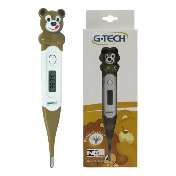 Termômetro Clínico Digital Ponta Flexível Urso G-tech Foto 1