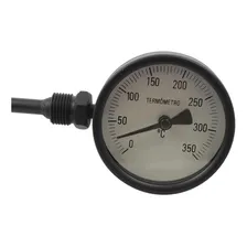 Termômetro Forno 0 A 350°c Lateral Esquerdo Haste 20cm Aço Foto mini 2