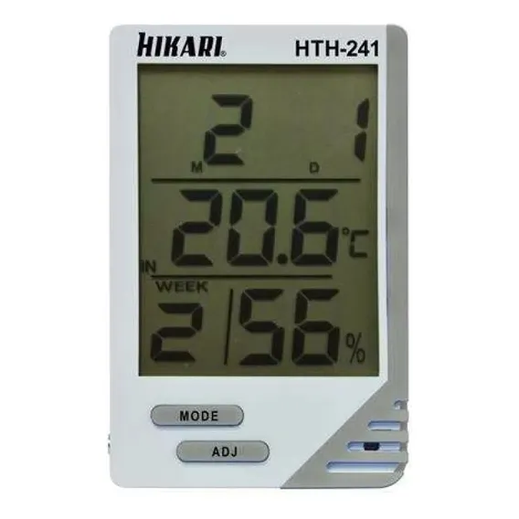 Termo-higr么metro Digital Modelo: Hth-241 - Hikari Foto 1