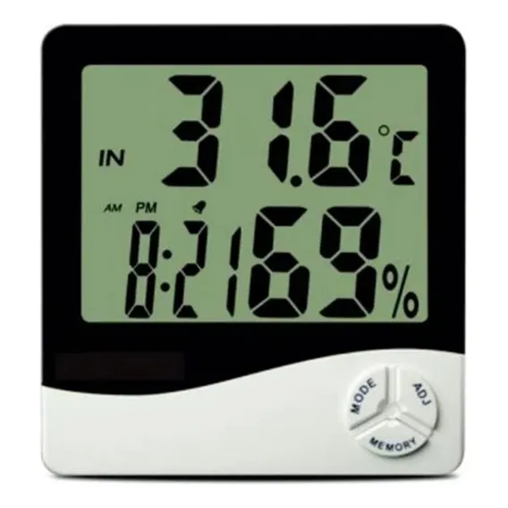 Termo-higrômetro Digita Temperatura Umidade Max Min Incoterm Foto 1