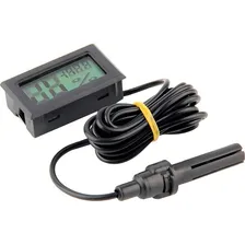 Termo-higrômetro Digital Umidade Chocadeira Sensor Externo Foto mini  2