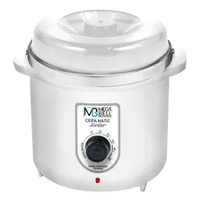 Termocera Aquecedor De Cera 400g Sem Refil Toda Branca 127/220v Foto  mini 1