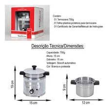Termocera Depilwax Aquecedor Cera Quente 750g Bivolt Automática Foto mini  3
