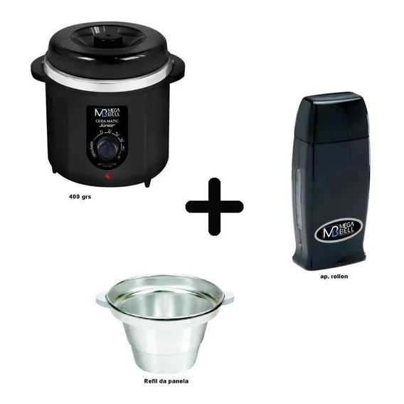 Termocera Panela Aquecedor De Cera 400g Bivolt Mega Bell Foto 1