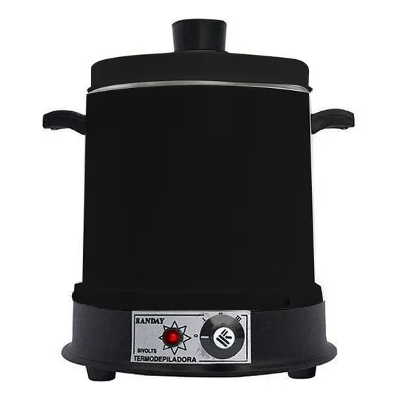 Termocera Profissional Com Refil Panela Derreter Cera 1,9kg Cor Preto Foto 1