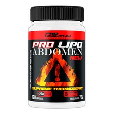 Termogênico Pro Lipo Abdomen 120cp Pro Healthy Laboratórios Sem sabor Foto  mini 1