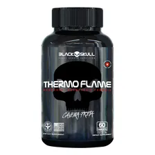 TermogĂȘnico Black Skull THERMO FLAME Caveira 360mg 60 Tabletes - Sem Sabor Foto mini 1