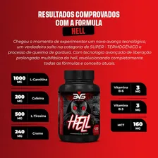 TermogĂȘnico Hell Extra Forte 120 CĂĄpsulas y Regata Hell Sabor Caps Foto mini 4