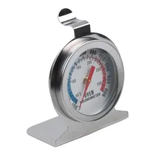Termômetro Analógico Forno 300° Com Base Inox Pizzaria Padar Cor Cinza Foto mini 4