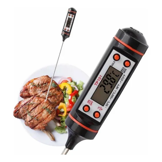 Termômetro Culinário Digital Cozinha Alimentos E Bebidas Foto 1