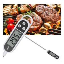 Termômetro Culinário Digital Espeto Alimento Bebida Cozinha Chocolate Carne Pklk Profissional Foto mini 3