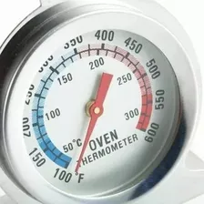 Termometro De Forno 300° Analógico Culinario Inox Até 60 Min Foto mini 4