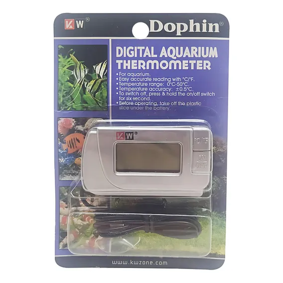 Termometro Digital Dophin Para Aquarios E Terrários Foto 1