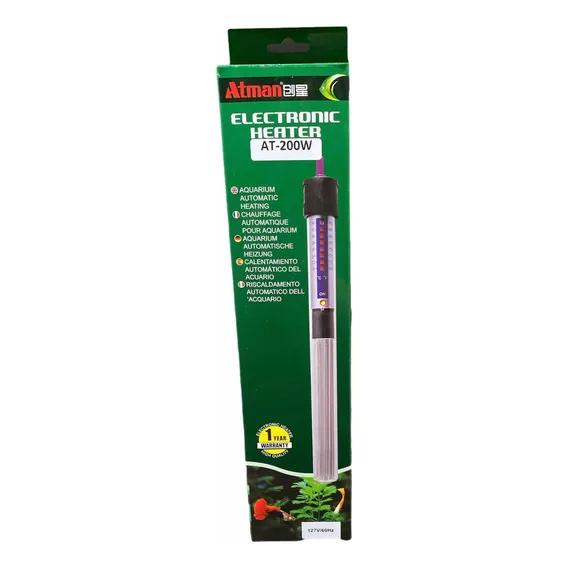 Termostato Atman Com Aquecedor 200w 110v Foto 1