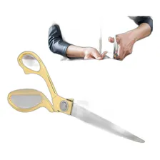 Tesoura Aço Inoxidável Costura Profissional Cor:dourado Foto mini 1