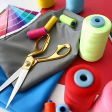 Tesoura Alfaiate Profissional Costura Premium Dourada 24cm Foto mini 4