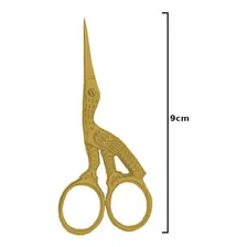 Tesoura Cegonha Premax 9cm Ouro Fosco V71250312sw Foto mini  2