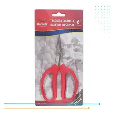 Tesoura Colheita Desbaste Raleio Bonsai Uva 6pol Corneta Foto mini 4