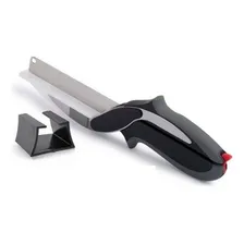 Tesoura Corta Legumes Verduras Faca Clever Cutter Foto mini 2