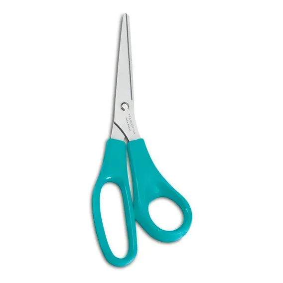Tesoura Corte Reto Inox Azul Supercort Uso Geral Tramontina Foto 1