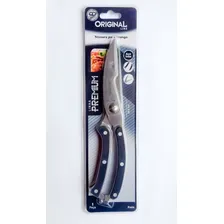 Tesoura Cozinha Para Cortar Frango Carne Peixe - Inox 25cm Foto mini  3