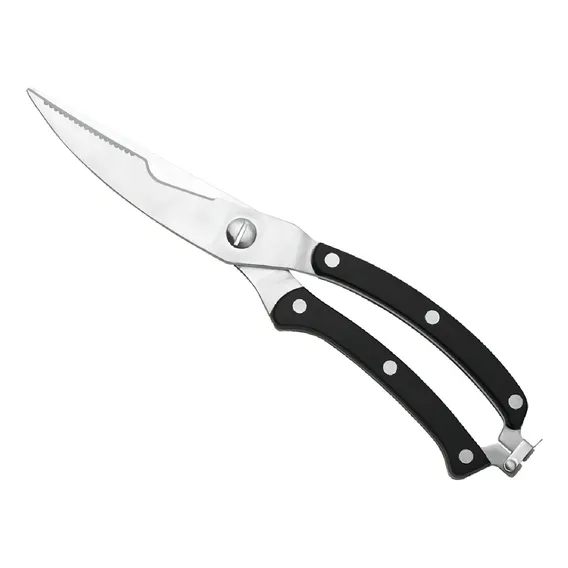 Tesoura Cozinha Para Cortar Frango Carne Peixe - Inox 25cm Foto 1