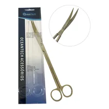 Tesoura Curvada Para Poda Ocean Tech 25cm Aquário Plantado Foto  mini 1