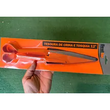 Tesoura De Crina E Tosquia De Lã Tosar Aparar Pelos 12'' Pol Foto mini 4