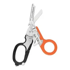 Tesoura de resgate Leatherman Raptor laranja e preto Foto  mini 1