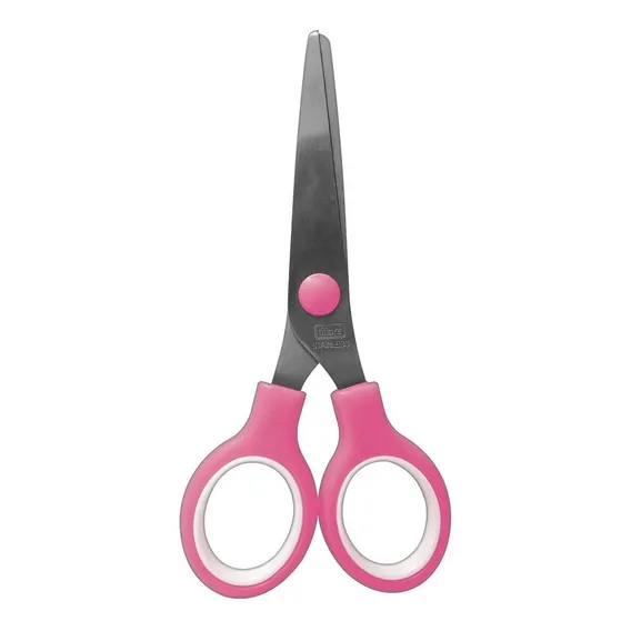 Tesoura Escolar 132mm T402 Tilibra Cor Rosa Foto 1